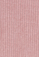 Ribfluweel tricot rose