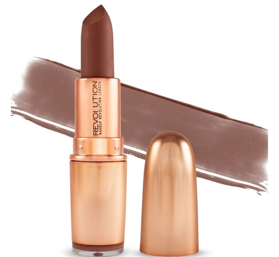Iconic Matte Nude Revolution Lipstick - Inclination