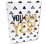 Studio Stationery Greeting Card You Said Yes