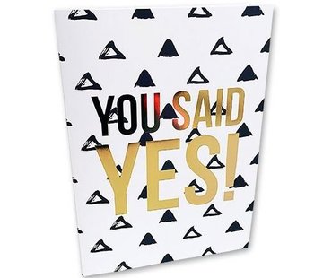 Studio Stationery Greeting Card You Said Yes