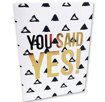Studio Stationery Greeting Card You Said Yes