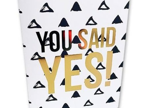 Studio Stationery Greeting Card You Said Yes