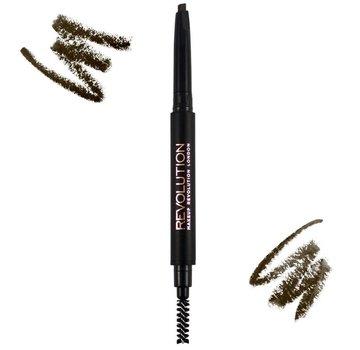 Makeup Revolution Duo Brow Pencil - Medium Brown