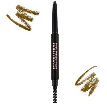 Makeup Revolution Duo Brow Pencil - Brown