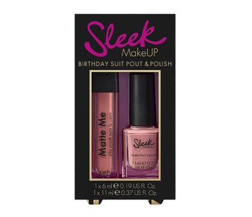 Sleek MakeUP Lip & Nail Duo Birthday Suit