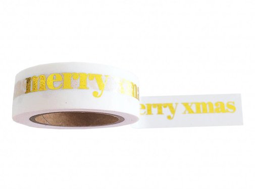 Studio Stationery Masking Tape - Merry XMAS