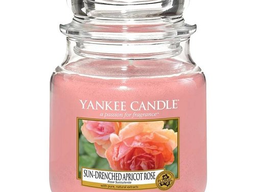 Yankee Candle Sun-Drenched Apricot Rose - Medium Jar