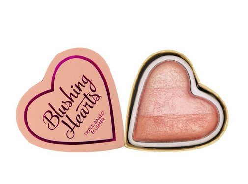 I Heart Revolution Hearts Blusher - Peachy Pink Kisses