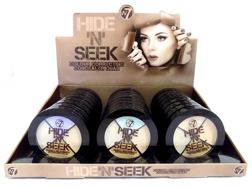 W7 Make-Up Hide 'n Seek Concealer Quad