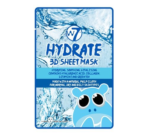 W7 Make-Up Hydrate 3D Sheet Face Mask