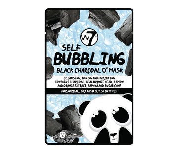 W7 Make-Up Self-Bubbling Black Charcoal O2 Face Mask