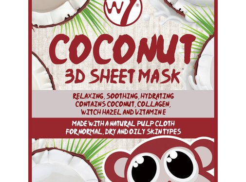 W7 Make-Up Coconut 3D Sheet Face Mask