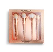 Makeup Revolution Precious Stone Brush Set Rose Quartz