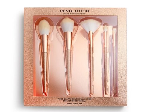 Makeup Revolution Precious Stone Brush Set Rose Quartz