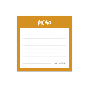 Studio Stationery Noteblock Mini Memo