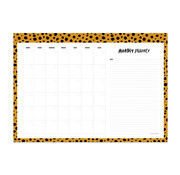 Studio Stationery Monthly Planner Cheeta - Desk Planner