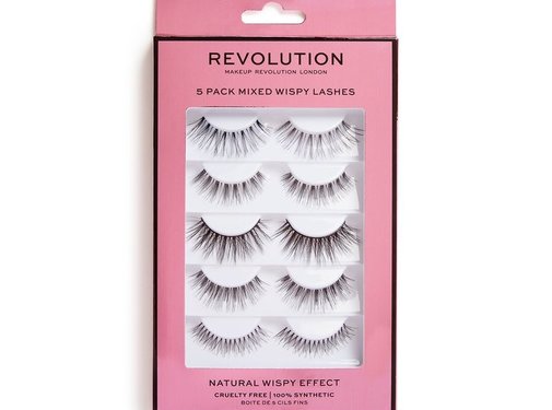 Makeup Revolution 5 Pack Mixed Wispy Lashes - Nepwimpers