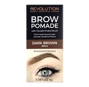 Makeup Revolution Brow Pomade - Dark Brown