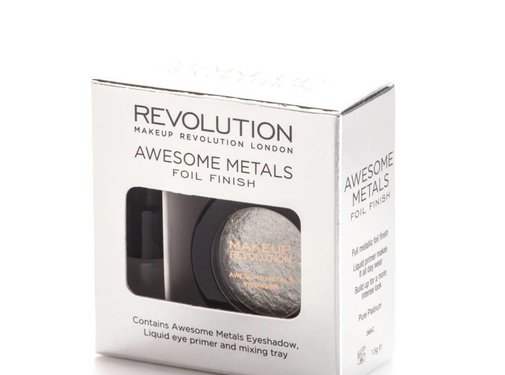 Makeup Revolution Awesome Metals Eye Foils - Pure Platinum