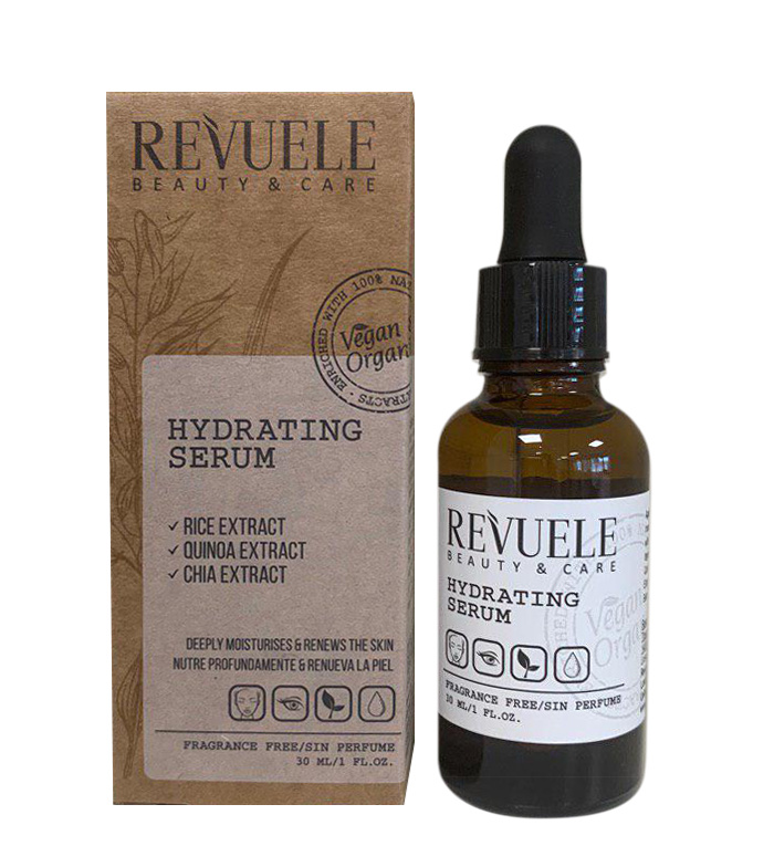 Revuele Vegan & Organic - Hydrating Serum - Make-Up Musthaves