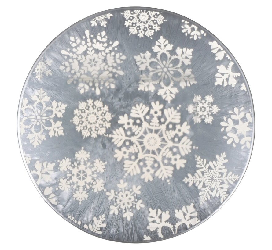 Snowflake Frost Large Shade & Tray