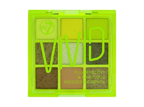 W7 Make-Up Vivid Palette - Glowin' Green