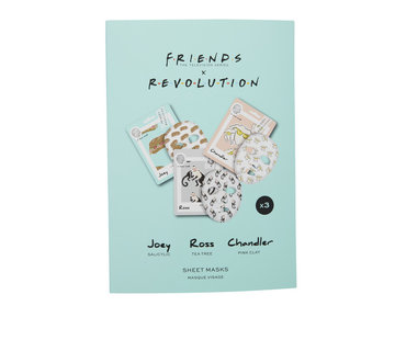 Makeup Revolution X Friends - Joey, Ross & Chandler Sheet Mask Set