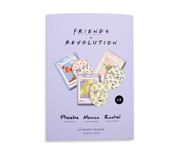 Makeup Revolution X Friends - Phoebe, Monica & Rachel Sheet Mask Set