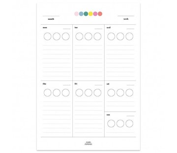 Studio Stationery Noteblock Sticker Planner