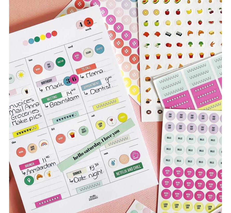 Noteblock Sticker Planner