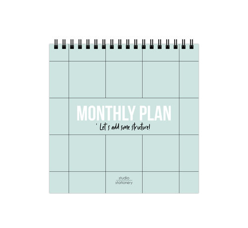 Studio Stationery Monthly Plan Bureaukalender