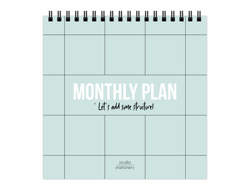 Studio Stationery Monthly Plan Bureaukalender