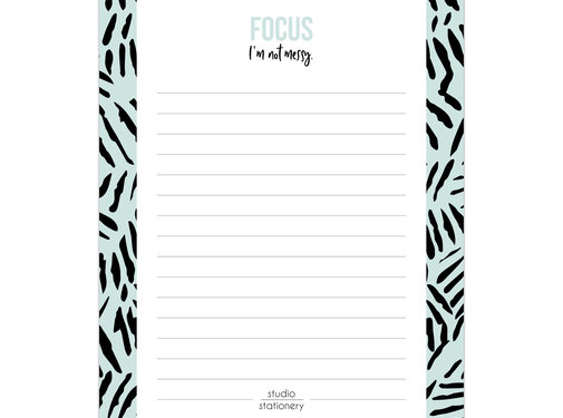 Studio Stationery Noteblock Mint Leaves