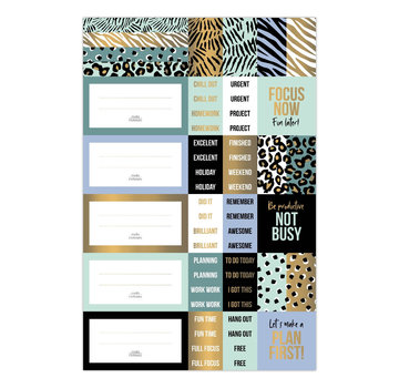 Studio Stationery Stickervellen - Sage & Gold