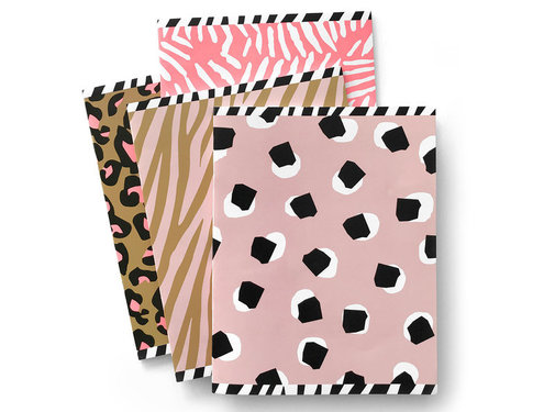 Studio Stationery 4-Pack Schriften Softcover - Warm