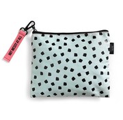 Studio Stationery Canvas Bag - Mint Dots