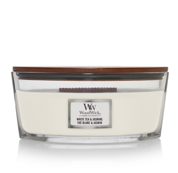 WoodWick White Tea & Jasmine - Ellipse Candle