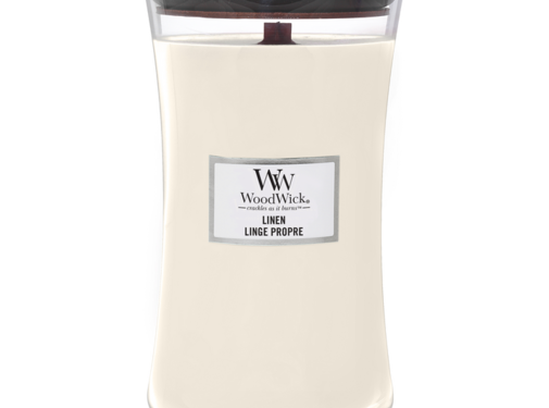 WoodWick Linen - Large Candle