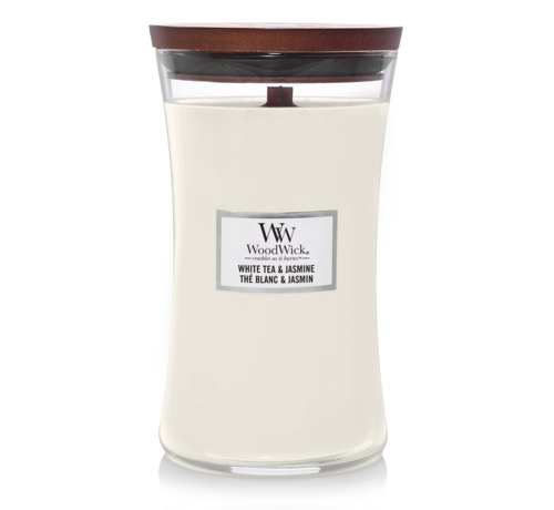WoodWick White Tea & Jasmine - Large Candle