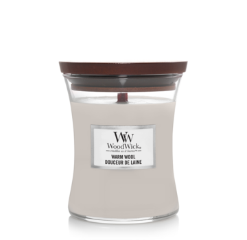 WoodWick Warm Wool - Medium Candle