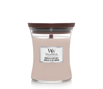 WoodWick Vanilla & Sea Salt - Medium Candle