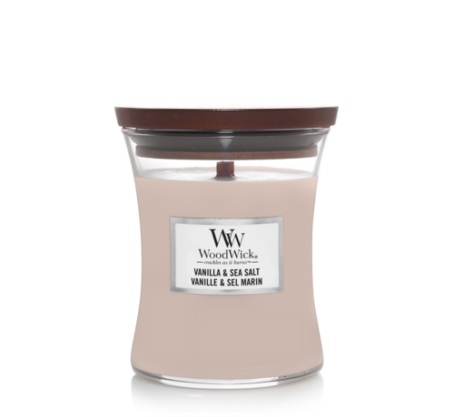 WoodWick Vanilla & Sea Salt - Medium Candle