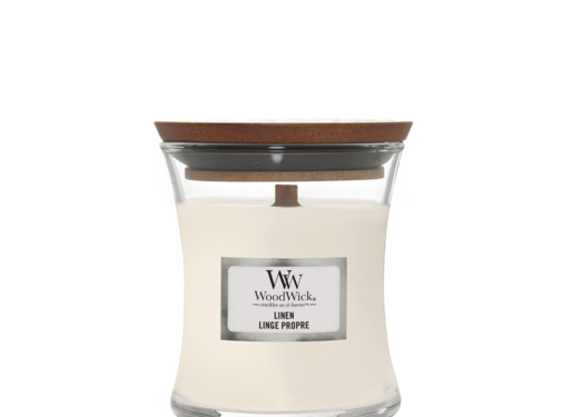 WoodWick Linen - Mini Candle