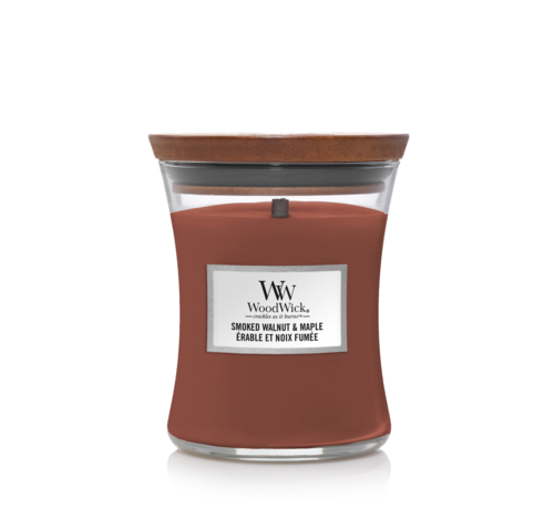 WoodWick Smoked Walnut & Maple - Medium Candle