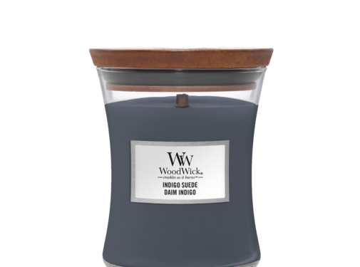 WoodWick Indigo Suede - Mini Candle