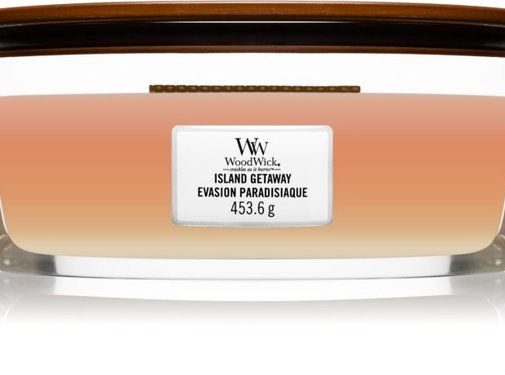 WoodWick Trilogy Island Getaway - Ellipse Candle