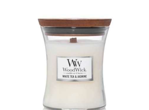 WoodWick White Tea & Jasmine - Medium Candle