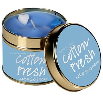 Bomb Cosmetics Tinned Candle - Cotton Fresh