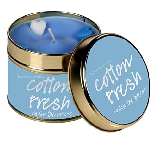 Bomb Cosmetics Tinned Candle - Cotton Fresh
