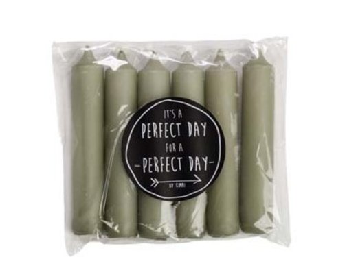 Rustik Lys Cadeau Dinerkaarsen 2,1x12 CM - Eucalyptus